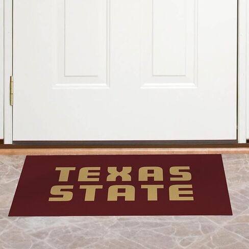 Northwest Texas State Bobcats NCAA Logo Washable Rug 20x32 inches in Saudi Arabia