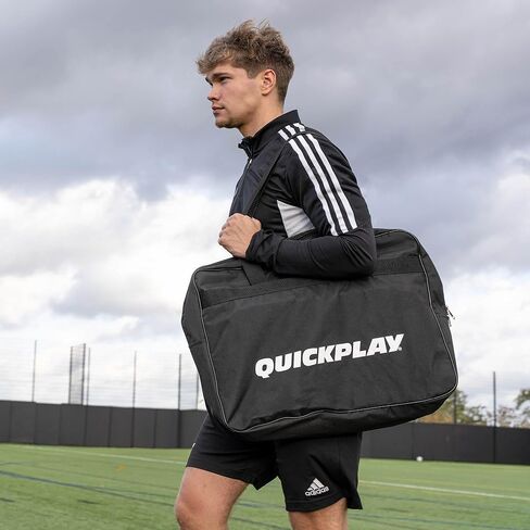 QUICKPLAY Adjustable Speed Hurdles Set of 6 - Soccer Training Hurdles for Agility Drills, 6in 9in 12in Height Settings, Portable Football Agility Hurdles with Carry Bag in Kuwait