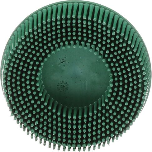 Scotch-Brite Roloc Bristle Disc,3" x 5/8 Tapered in Saudi Arabia