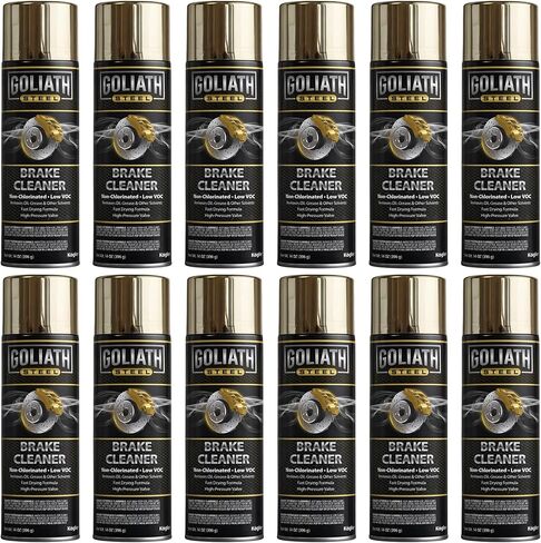 Goliath Steel Brake Spray Cleaner - Non-Chlorinated, Low-VOC, 17 fl oz (12-Pack) in Saudi Arabia