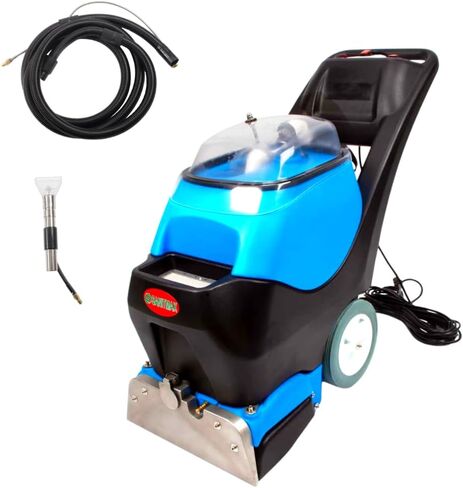 Commercial Walk-Behind Carpet Extractor Machine, 160 PSI Cold Water Carpet Cleaner, 21 KPA Suction, 13.8" Brush Width, 18.5" Squeegee Width, 10.5-Gal Solution Tank, 8-Gal Recovery Tank in Kuwait