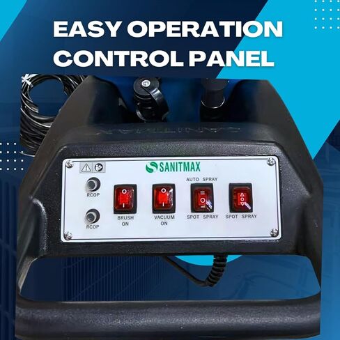 Commercial Walk-Behind Carpet Extractor Machine, 160 PSI Cold Water Carpet Cleaner, 21 KPA Suction, 13.8" Brush Width, 18.5" Squeegee Width, 10.5-Gal Solution Tank, 8-Gal Recovery Tank in Kuwait