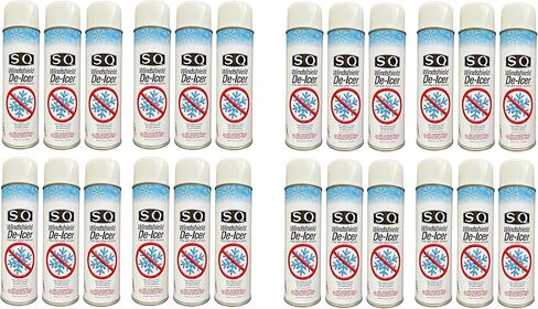 SQ Windshield De-Icer Frost and Snow Remover, 12 Pack, 14.5 oz per can (12) in Saudi Arabia