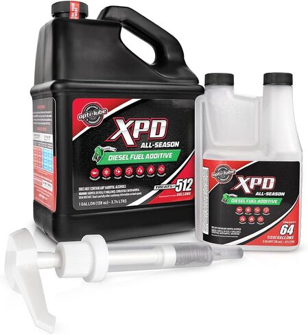 Opti-Lube XPD All-Season Diesel Fuel Additive - 1 Gallon with Accessories (Hand Pump and Standard Accessory Bottles) in Kuwait