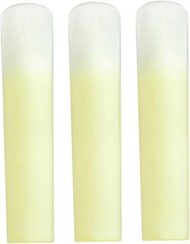 Soprano Saxophone Reeds Synthetic Resin 1.5 Strength with Plastic Cover 3PCS Tenor Saxophone Resin Reeds Soprano Alto in Saudi Arabia