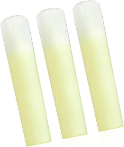 Soprano Saxophone Reeds Synthetic Resin 1.5 Strength with Plastic Cover 3PCS Tenor Saxophone Resin Reeds Soprano Alto in Saudi Arabia