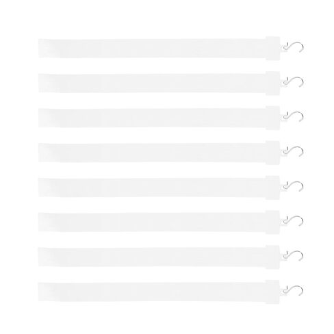 SAFIGLE 8pcs 50cm Hanging Display Strips with S Hooks for Retail Store Merchandise Organization Supermarket Snack Hanging Rack Metal Strip for Food Service Display in Saudi Arabia