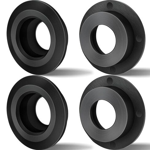 Taiyin 4 Pack 1'' Rubber Flexible Tank Adapter Bulkhead Fitting Black Sealing Compression Fittings for PVC Hard Pipe in Saudi Arabia