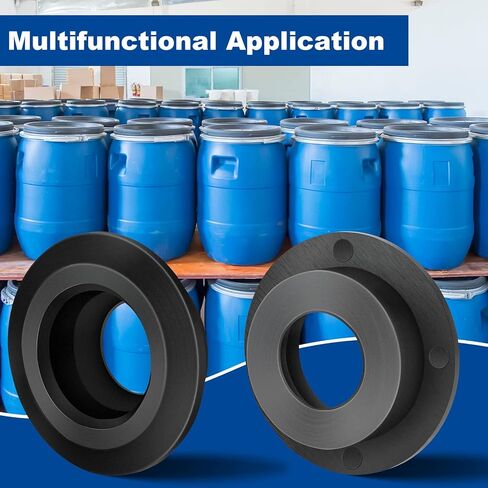 Taiyin 4 Pack 1'' Rubber Flexible Tank Adapter Bulkhead Fitting Black Sealing Compression Fittings for PVC Hard Pipe in Saudi Arabia
