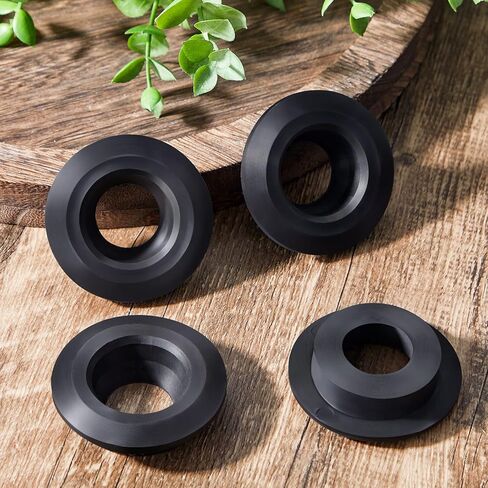 Taiyin 4 Pack 1'' Rubber Flexible Tank Adapter Bulkhead Fitting Black Sealing Compression Fittings for PVC Hard Pipe in Saudi Arabia