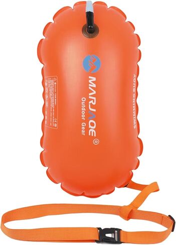 Portable Swim Buoy Float with Adjustable Strap，Float Bag Inflatable Bag for Open Water Swimmer in Saudi Arabia