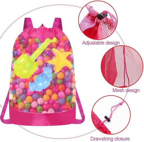 Beach Bags Waterproof Sandproof - Pool Bag 3Pack ，Large Vacation Essentials for Toys Pool Bag Beach Accessories in Saudi Arabia