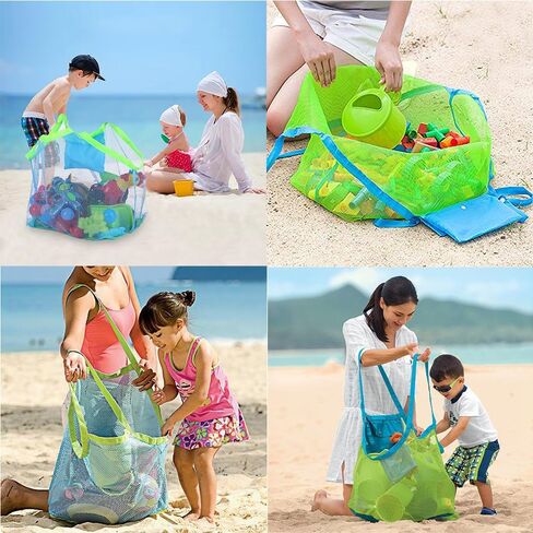 Beach Bags Waterproof Sandproof - Pool Bag 3Pack ，Large Vacation Essentials for Toys Pool Bag Beach Accessories in Saudi Arabia