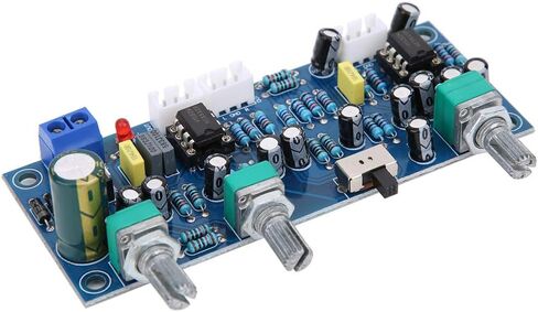 Preamp Board 2.1 Channel Low Pass Filter Subwoofer Tone Board HI FI Circuit Board with Bass Frequency Regulator Dual 5532 Chip for Audio Enthusiasts and DIY Sound Systems in Saudi Arabia