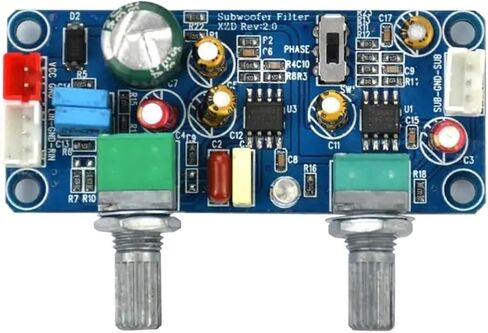 لوحة مضخم صوت بمرشح تمرير منخفض، لوحة مضخم صوت Preamp، طاقة واحدة تيار مستمر 9-32 فولت، مضخم صوت مسبق مع تعديل حجم الجهير in Kuwait