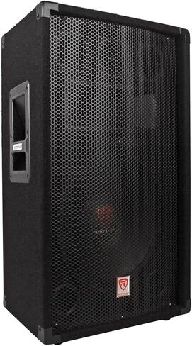 Rockville RSG12.4 Bundle: (2) 12" 3-Way 500-Watt RMS / 1000-Watt Peak 4-Ohm DJ Passive Speakers, Pair RVSS2-TSNL4 Tripod Stands + Cables + Bag in Saudi Arabia