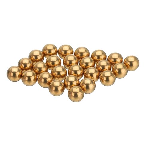 uxcell 25 Pcs 6 mm Bearing Balls H62 Brass G100 Precision Balls for Industrial Spheres, Machinery, Automotive, and DIY in Saudi Arabia
