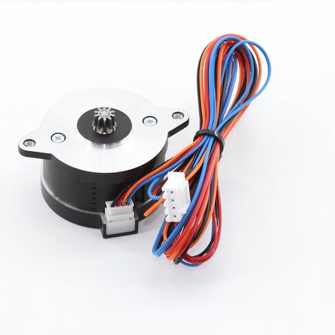 NEMA 14 36mm Pancake Stepper Motor for 3D Printer, 10Teeth Extruder Circular Stepper Motors, 2-Phase 4-Wire 100mN・m Compatible with Voron 2.4/Trident/Switchwire & Galileo Extruder, in Kuwait