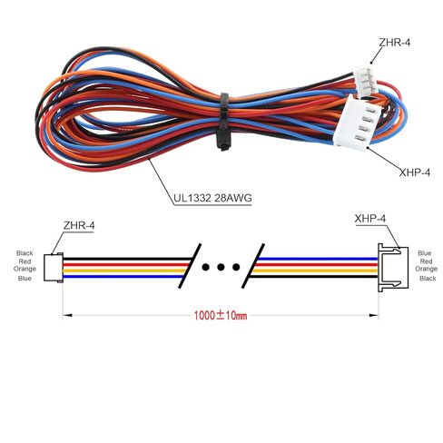 NEMA 14 36mm Pancake Stepper Motor for 3D Printer, 10Teeth Extruder Circular Stepper Motors, 2-Phase 4-Wire 100mN・m Compatible with Voron 2.4/Trident/Switchwire & Galileo Extruder, in Kuwait