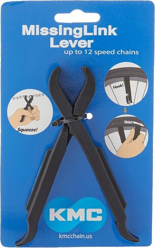 KMC Missing Link Lever | Dual-Purpose Tire Levers & MissingLink Opener | Works with 8-12 Speed Chains | Durable ABS Material in Saudi Arabia