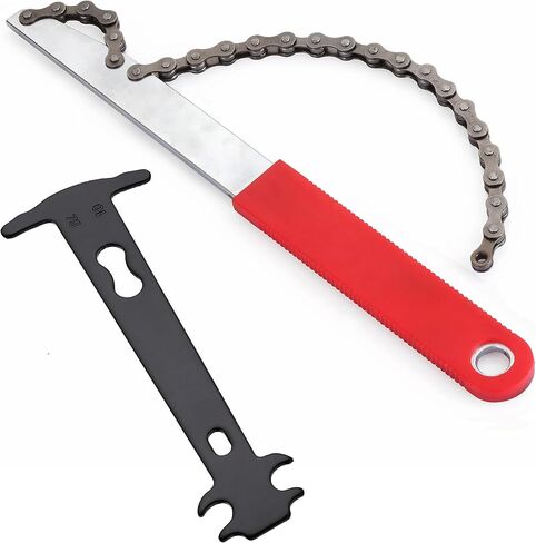 مجموعة أدوات إزالة شريط السوط - مجموعة أدوات دراجة السوط مع مفتاح الربط ومزيل القفل المتوافق in Kuwait