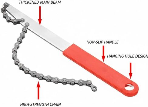 مجموعة أدوات إزالة شريط السوط - مجموعة أدوات دراجة السوط مع مفتاح الربط ومزيل القفل المتوافق in Kuwait