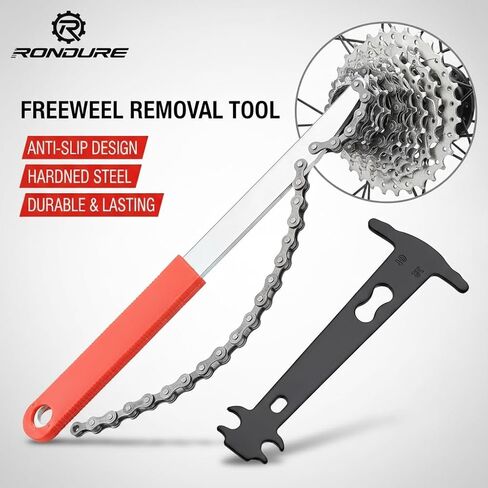 مجموعة أدوات إزالة شريط السوط - مجموعة أدوات دراجة السوط مع مفتاح الربط ومزيل القفل المتوافق in Kuwait