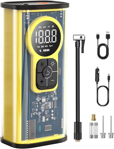 مضخة كرة كهربائية، مضخة كرة للكرات الرياضية، مضخة هواء لكرة السلة مع تخزين الإبرة، مضخات هواء لكرة القدم والكرة الطائرة والرجبي in Kuwait