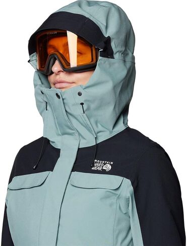 Mountain Hardwear, Powder Maven Parka - Women's, Blue Sage/Black, M in Saudi Arabia