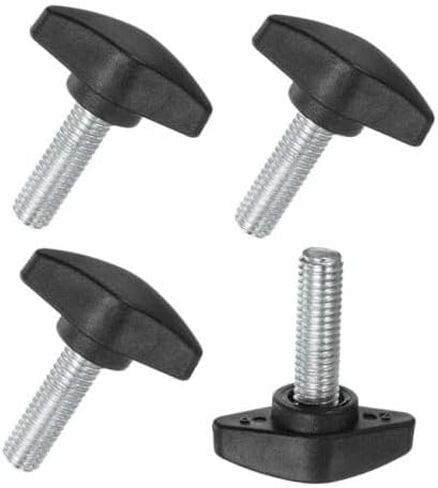 -حزمة مسامير الإبهام المقابض الجناح ، مقابض بلاستيكية على شكل حرف T مقبض لقط M8x25mm 4 in Saudi Arabia