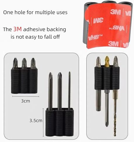 حامل لقم المثقاب، حامل لقمة الحفر للسائق المؤثر، سوار معصم مغناطيسي، منظم لقمة المثقاب، لاصق قوي يعلق على مفكات الصدمات in Kuwait
