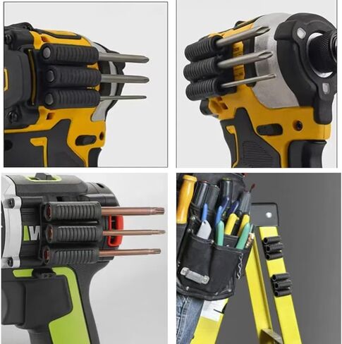 حامل لقم المثقاب، حامل لقمة الحفر للسائق المؤثر، سوار معصم مغناطيسي، منظم لقمة المثقاب، لاصق قوي يعلق على مفكات الصدمات in Kuwait