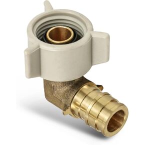 3/4" Pex x 3/4" FIP ملولب 90 درجة الكوع Pex-A، 1/2" توسيع Pex x 1/2" NPT محول الكوع، بدون محول نحاسي F1960 للاستخدام في اتصال أنابيب Pex-A in Kuwait