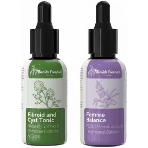 Daily Fibroid & Cyst Tonic for Hormonal Balance, a Regular & Comfortable Cycle and for Heavy Flow, Bloating & Pressure in Saudi Arabia