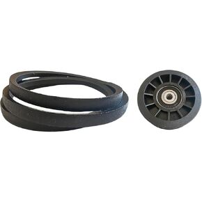 Z246 محرك بكرة المهمل ومجموعة الحزام المتوافقة مع Husqvarna Z254F Z200 CZ3815 CZ4217 CZ42175 460ZX RZ4623 Z5424 Z4824 أجزاء تحل محل 539110311 539110411 مجموعة محرك سطح السفينة ما بعد البيع in Kuwait