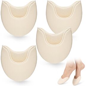 2Pairs Ballet Dance Toe Pads, Toe Pads for Pointe Shoes, Pointe Shoe Toe-Pads Ballet Dance Shoe-Toe High Heels Toe-Caps Protector Accessories Foot Covers for Women Girls in Kuwait