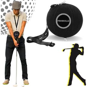 Golf Smart Ball Swing Trainer – Arm Connection & Tempo Aid for Improved Posture, Lag, & Swing Plane – Inflatable Golf Training Aid for All Levels – Indoor & Outdoor Use in Kuwait