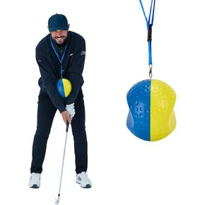 Golf Training Aid Ball, Golf Training Ball Between arms Optimize Impact Accuracy and Swing, Fix Slicing, Scooping & Chicken Wing, Make Training efficient Golf Swing Trainer in Kuwait