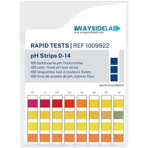 Universal pH Fix Indicator Strips 0-14, Quick and Accurate Result, 100 Bleed-Free Test Strip. Made in Germany. Safe, Easy pH Testing for Laboratory, Industrial, Professional, & Beginner Use in Saudi Arabia