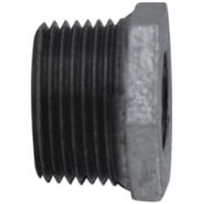 MIDLAND INDUSTRIES 64538 Reducer Hex Bushing, 3 in MPT x 2 in FPT, Iron, Galvanized in Kuwait
