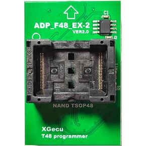 TSOP48 Nand Socket for with Xgecu T48 ADP_F48_EX-2 V2.0 Flash Adapter only USE On T48 Programmer ICS Chip Reader Writer Programmer in Saudi Arabia
