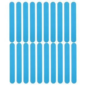 POPETPOP 25 Pack Tongue Depressors, Sturdy Plastic Tongue Scrapers for Oral Cavity Diagnostic, Reusable Flavored Depressors with Smooth Edge for Medical Laboratory Use (Blue) in Kuwait