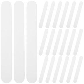 POPETPOP 25 Pack Tongue Depressors, Sturdy Plastic Tongue Scrapers for Oral Cavity Diagnostic, Reusable Flavored Depressors with Smooth Edge for Medical Laboratory Use (White) in Kuwait