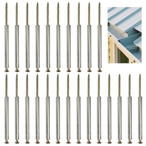 مسامير مزراب 7 بوصة، طقم مسامير مزراب 48 قطعة، مسامير مزراب السقف مع حلقات 5 بوصة لإصلاح السقف، صيانة المزراب، مادة فولاذية فائقة التحمل in Kuwait