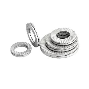 Double Layer self-Locking washers M3 M4 M5~M36 304/316 Stainless Steel 65Mn Double Deck Self-Locking Washer(Dacromet Treated,M36-1pcs) in Kuwait