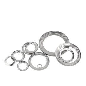 غسالات ذاتية القفل بطبقة مزدوجة 5/10/ 50 قطعة DIN9250 304 من الفولاذ المقاوم للصدأ قفل غسالة طباعة غسالات قفل مائل M2.5 M3-M30(M25 (5 قطعة)) in Kuwait