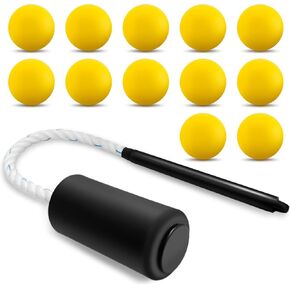 Baseball & Softball Swing Trainer Set – Rope Swing Training Bat with 12 Soft Foam Balls for Real-Feel Swing & Hitting Practice, Batting Training Aid for Youth Beginners in Saudi Arabia