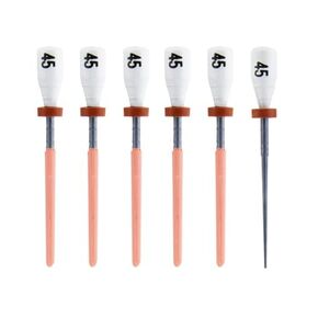 Pac-Dent OOP-45 سدادات حاملة بلاستيكية أساسية ملف واحد G كبيرة #45 بيضاء 5/عبوة in Kuwait