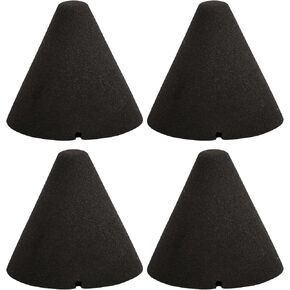 Yibuy 4 Pieces Electronic Drum Piezo Trigger Foam Cone Replacement 35mm x 37mm Black in Kuwait