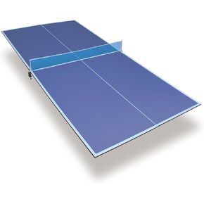 قمة تحويل بينج بونج متوسطة الحجم بطول 8/9 أقدام مع مجموعة شبكية لطاولات البلياردو وطاولات البلياردو - الجزء العلوي التنظيمي يحول البلياردو إلى طاولة بينج بونج أزرق/أخضر/أسود (أزرق، 8 أقدام) in Kuwait